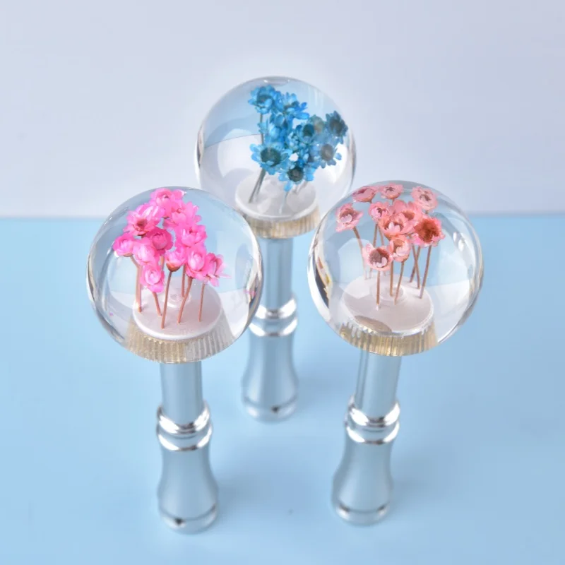 

Головка ручки переключения передач Daisy, металлическая тыква, прямой стержень, черное золото, серебро, кристалл, универсальная модификация автомобиля, ручная ручка переключения передач