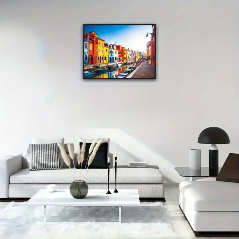 1000 pezzi di puzzle colorato per la casa 26,75''x19,25' Collezione architettonica stravagante Decorazioni per la casa moderne Regalo per gli appassionati di design