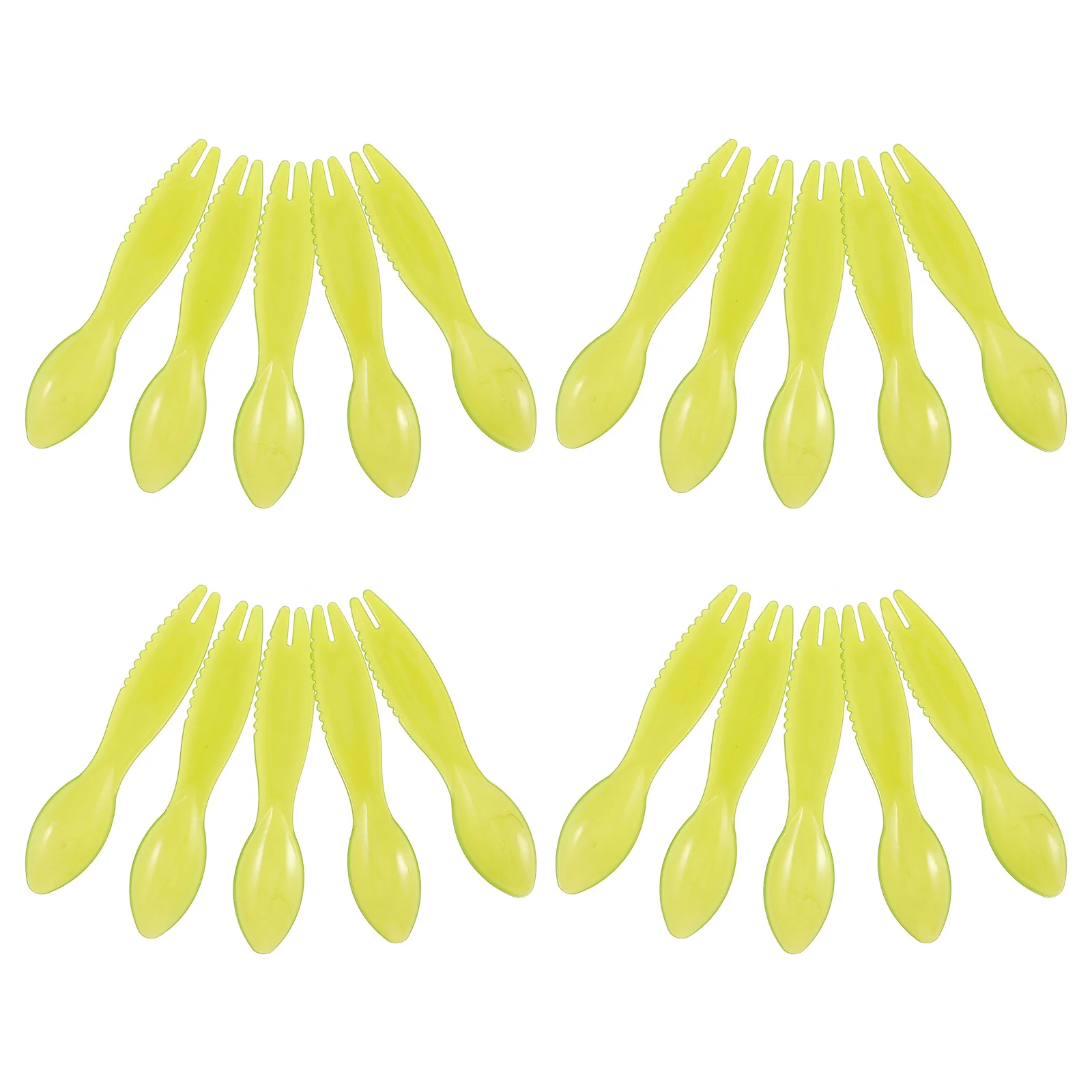 

20Pcs Kiwi Skin Remover Spoon Multi-Use Fruit Digging Tool Reusable Plastic Kiwi Cutter Kitchen Gadget for Kiwifruit Melon and