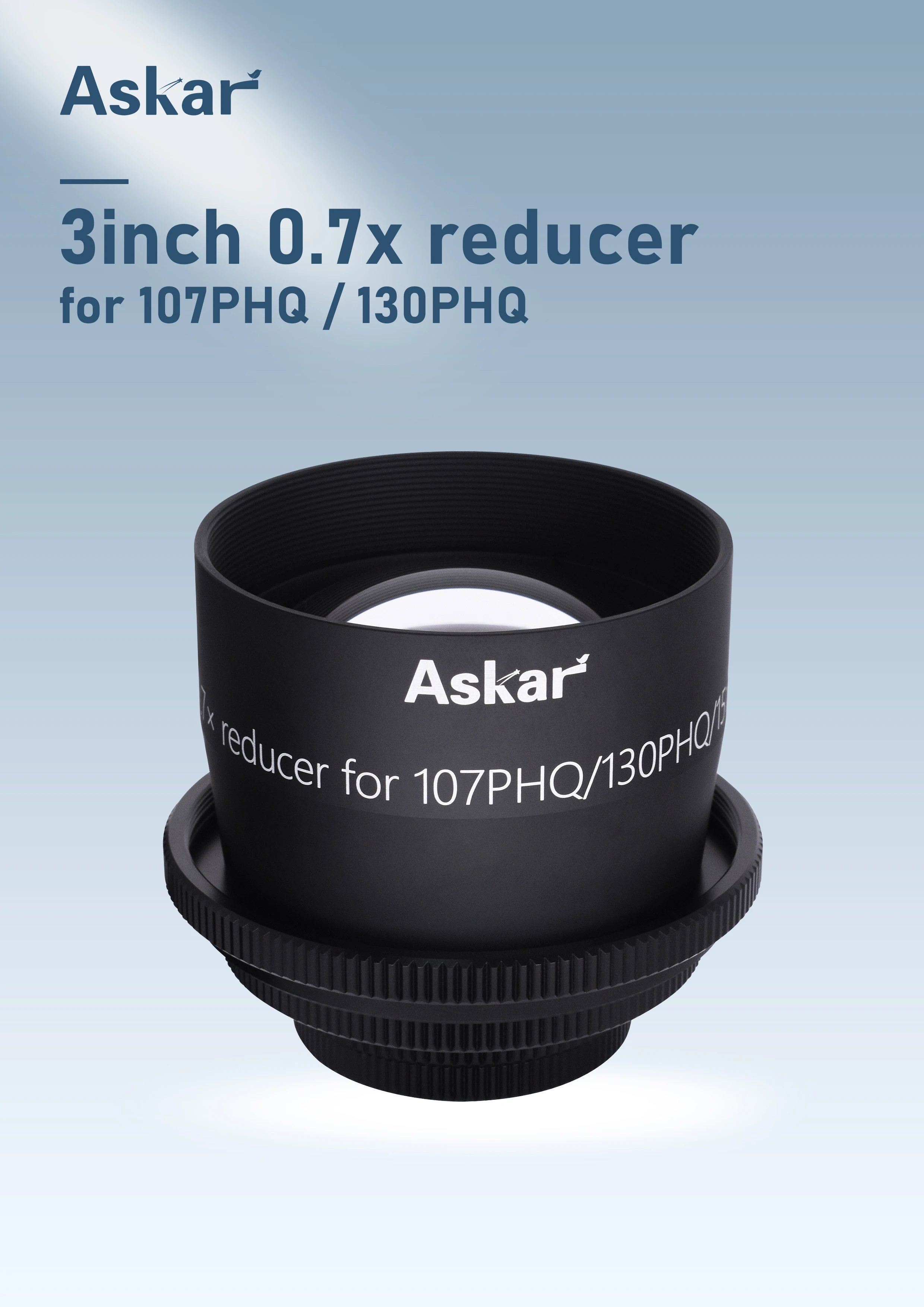 Askar 3inch 0.7X Reducer for 107PHQ/130PHQ