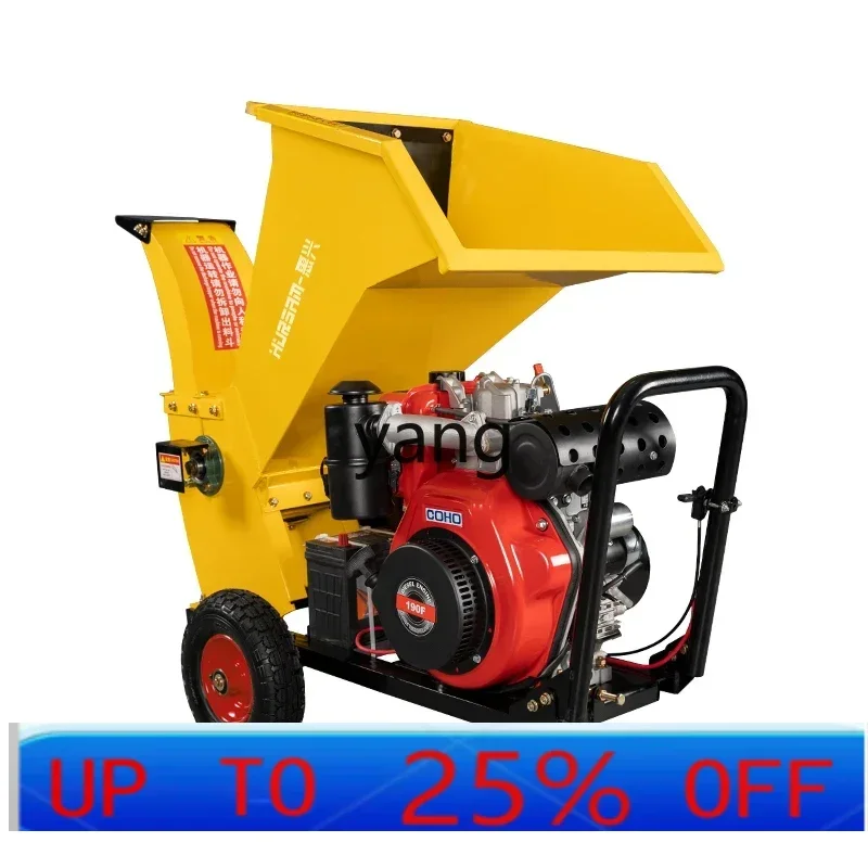 lmm branch crusher orchard branch crusher garden branch wood crusher mobile
