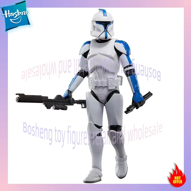 Original Hasbro STAR WARS The Black Series Lieutenant 332 Anime Figure Model Gift Toy Collection