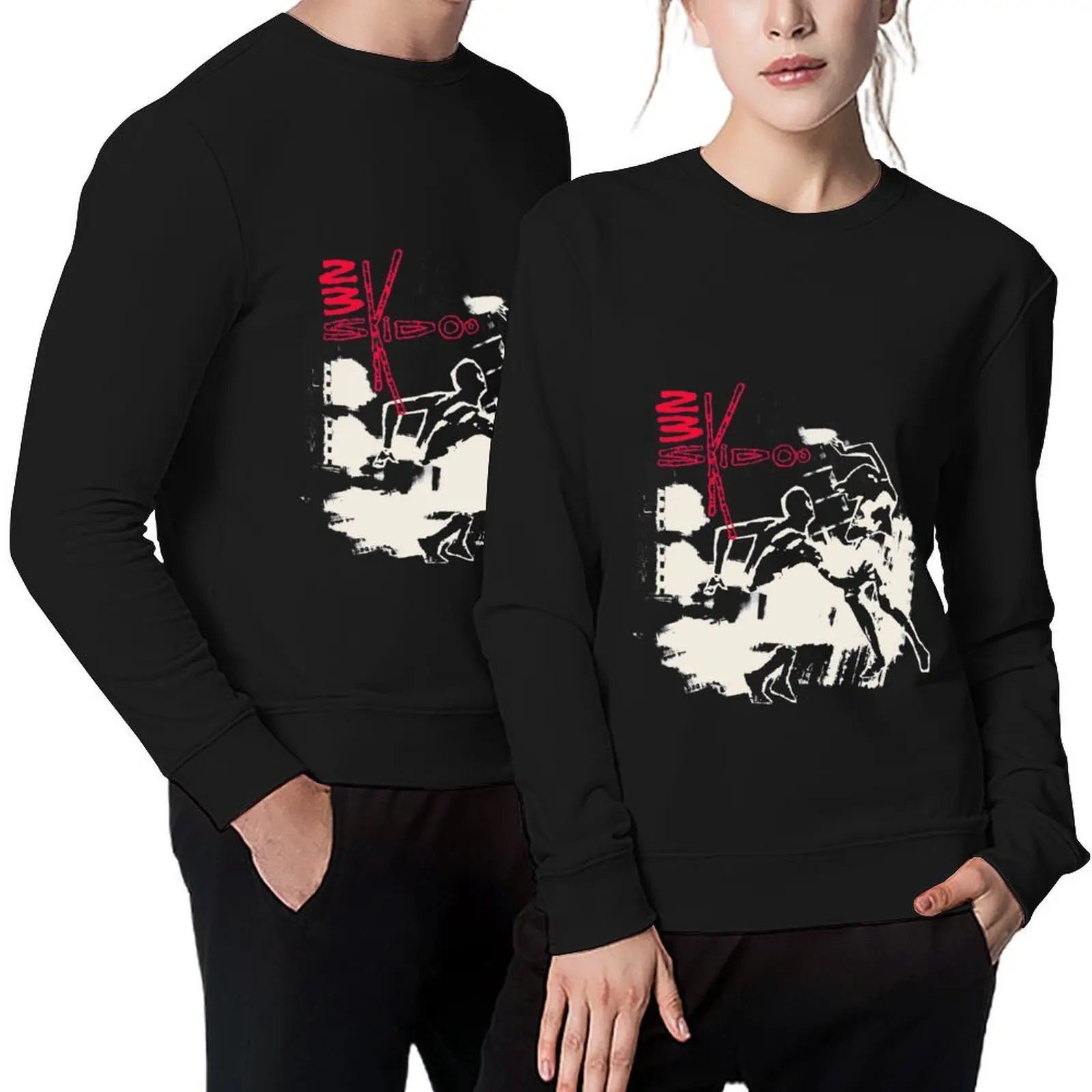 

23 Skidoo Dancers Pullover japanese style men clothing men's coat clothes for men sweatshirts