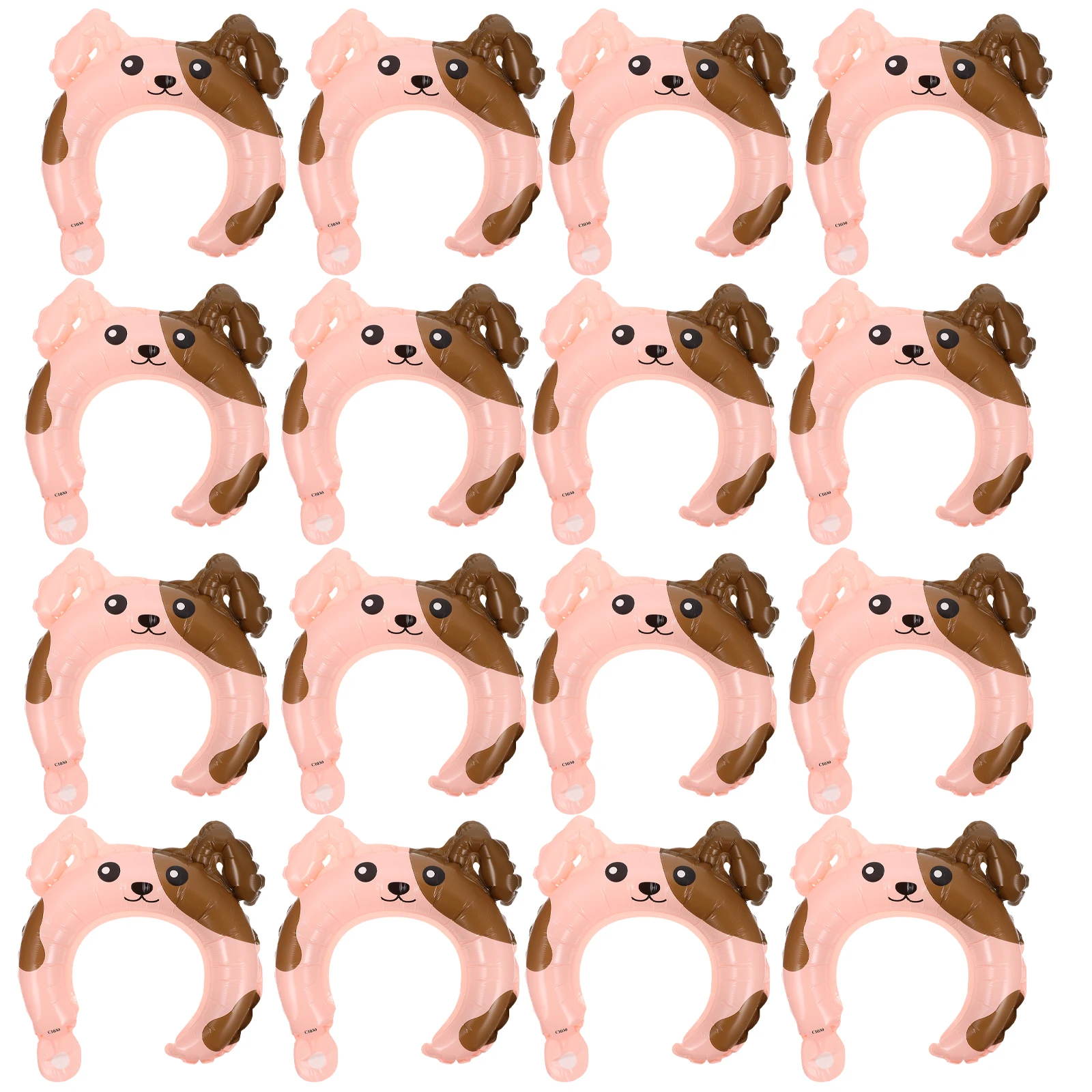 

50pcs Animal Headband Balloons Cartoon Dog Foil Kids Home Restaurant Holiday Scene Safe Material Balloon Accessories