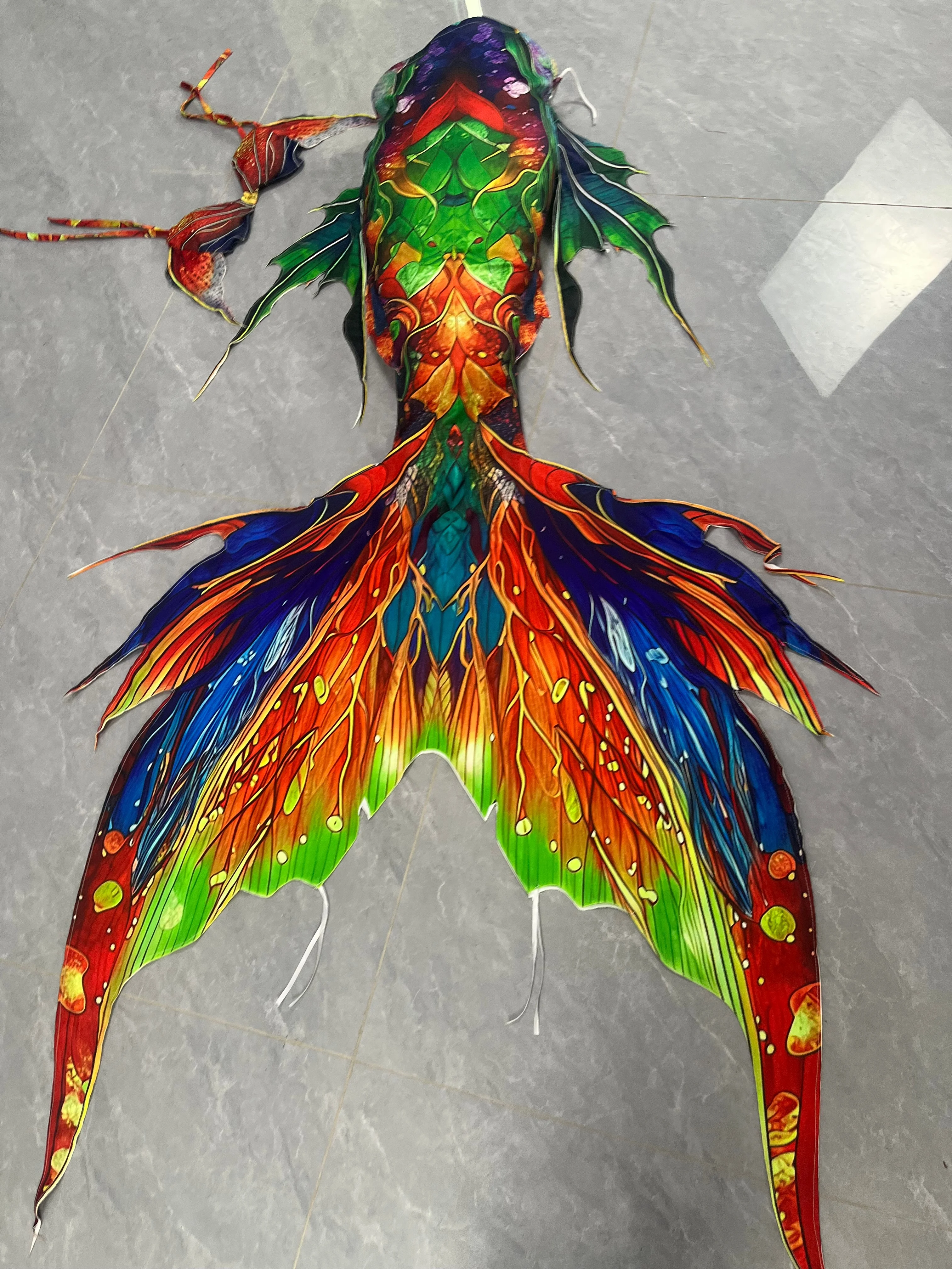 

Rainbow Adult Mermaid Tail Underwater Freediving Costume For Aquarium Photography And Performance