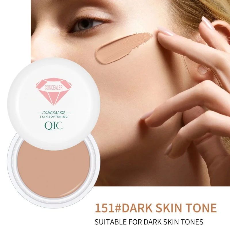 Concealer met hoge dekking Anti-donkere cirkel Sproet Langdurige waterdichte foundation BB-crème voor gezichtsmake-up Basiscosmetica