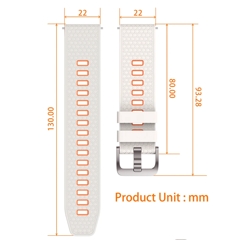 22mm Silicone Soft Strap For COROS PACE 4 WatchBand Replacement For COROS APEX 4 42mm 2 Pro/APEX 46mm/PACE Pro 3 Sports Bracelet