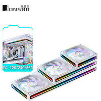 JONSBO ZA-120/240/360 ARGB 12/24/36CM chassis fan Motherboard lighting synchronization/Aluminum Nameplate/PWM Case fans