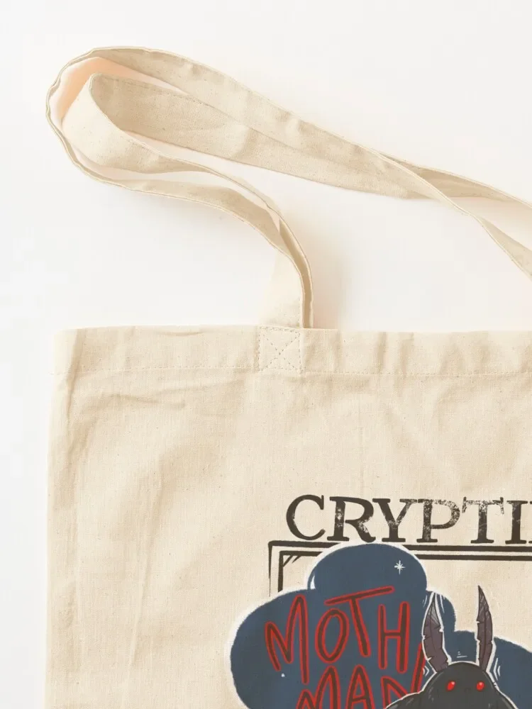 MothMan: حقيبة حمل كريبتيد أوف ذا ويك، حقيبة حمل كبيرة، حقائب حمل شخصية، حقيبة تسوق نسائية جمالية #3