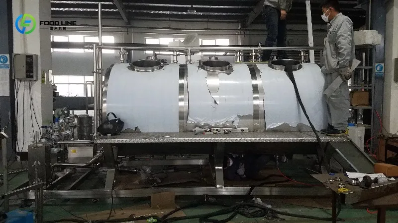 Customized size Multifunctional CIP cleaning system food and beverage equipment