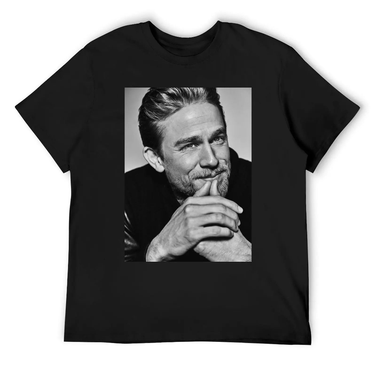 charlie hunnam T-Shirt blanks baggy shirts mens t shirts casual stylish