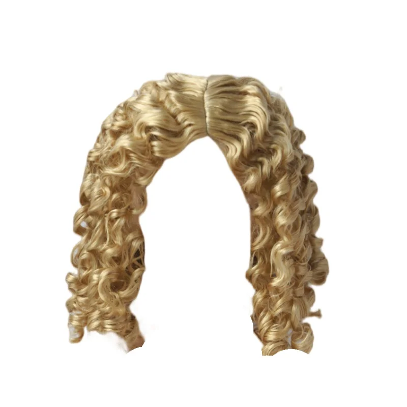 JD073  All Sizes Long Curly BJD Wigs Wholesale Synthetic Mohair Doll Wig wholesale Hair Top Sale Accessories