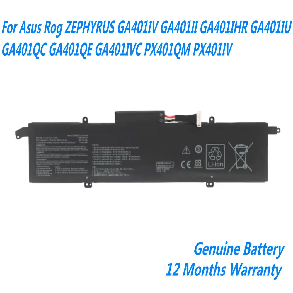 

New C41N1908 Laptop Battery For Asus Rog ZEPHYRUS GA401IV GA401II GA401IHR GA401IU GA401QC GA401QE GA401IVC PX401QM PX401IV