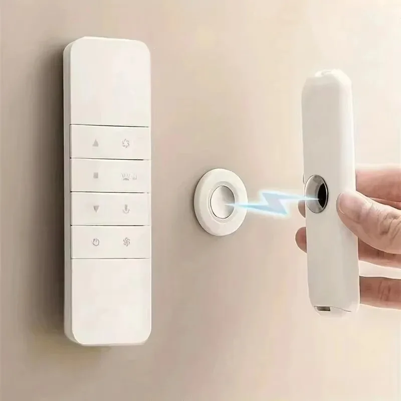 3/12PCS Magnetic Remote Control Holder Wall Mount Adhesive Remote Control Holder Strong Hold Tv Remote Holder for Home Office