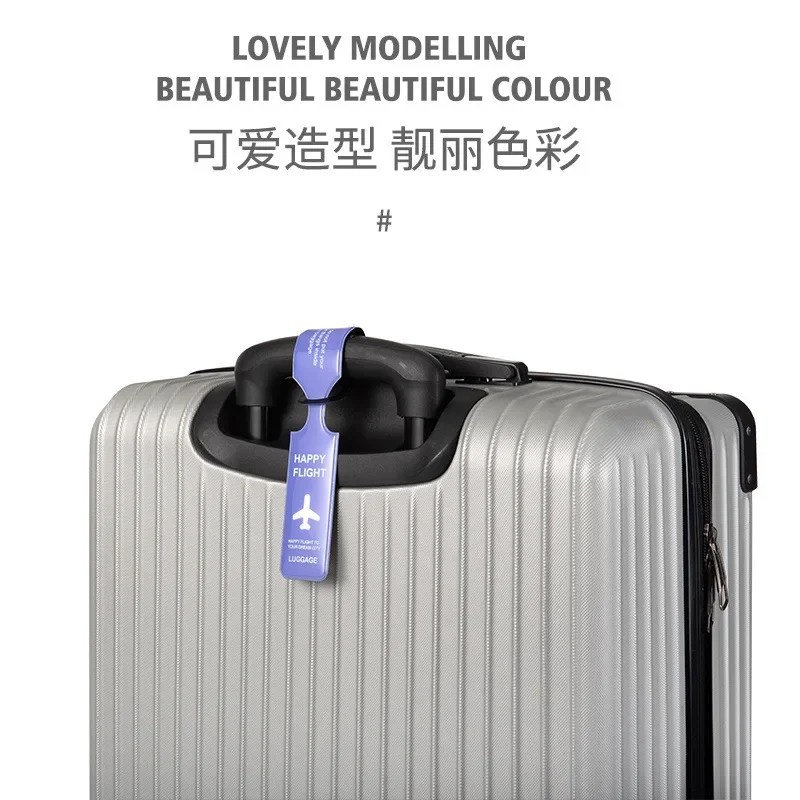 Address Label PVC Luggage Tag Information Card Boarding Pass Boarding Pass Tag Baggage Name Tags Aircraft Luggage Boarding Tag