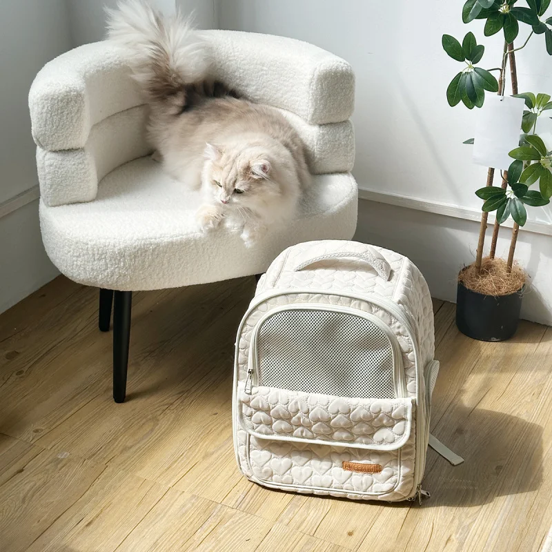 

Рюкзак-переноска для кошек «Космическая капсула», двойные лямки, портативный, складной, большой вместимости, для путешествий, антистресс