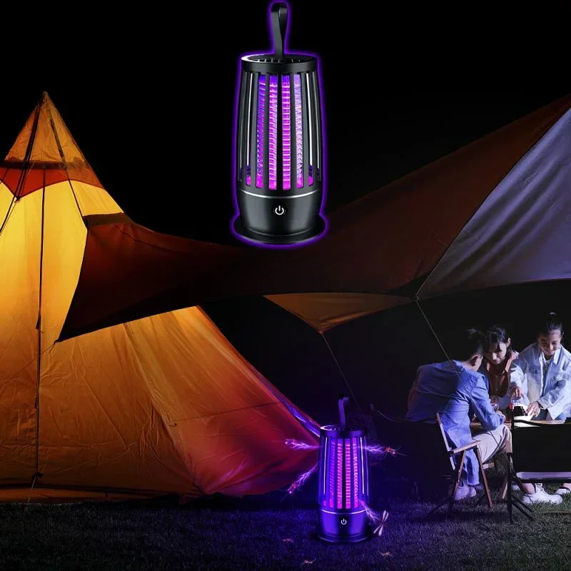 Mosquito Killer Lamp Mute Insect Repellent Electric Insect Trap Usb Charging and Plugging/Plug-in Single Use Can Select