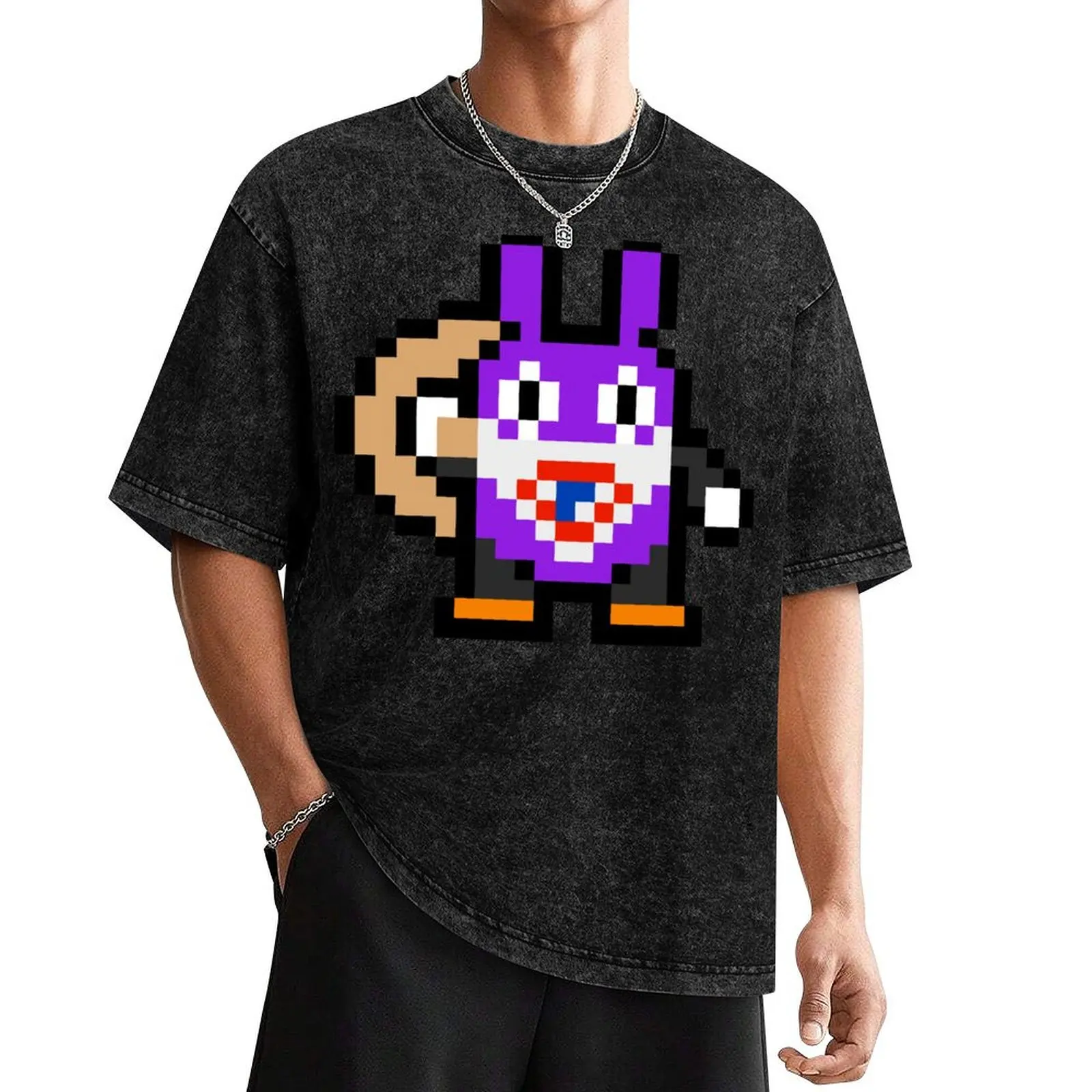 

Pixel Nabbit T-Shirt anime stuff anime tops blacks fitted t shirts for men