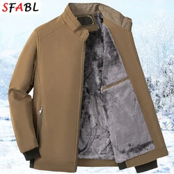 Quality Winter Business Jacket Men Brand Warm Fleece Lined Men's Winter Jackets Casual Outwear Thermal Coats Men's Clothing 2023