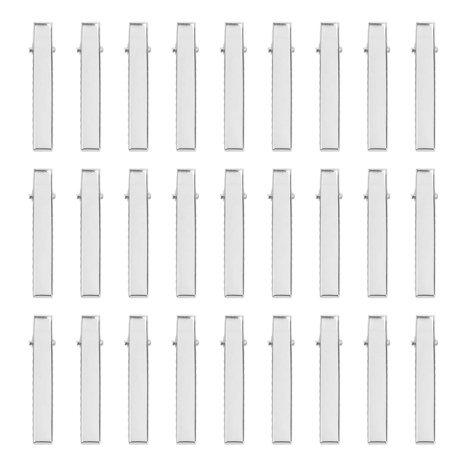 100Pcs Duckbill Clip DIY Hairpin Accessories Durable Metal Hair Clip Materials Handmade One-Word Clips for DIY Hair Accessories