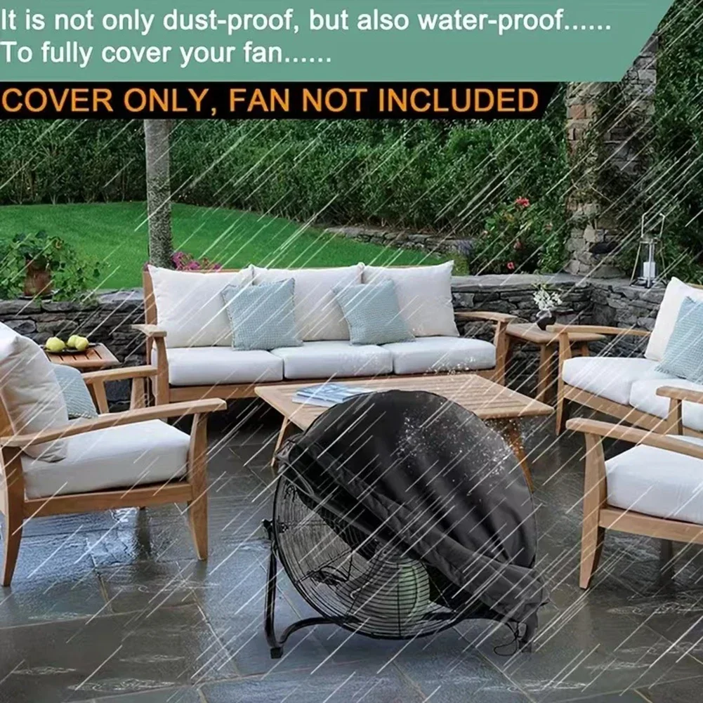 Industrial Electric Fan Cover Fan Cover Sun Protection Waterproof Dustproof Cover Foldable Indoor Air Fans Home Decoration