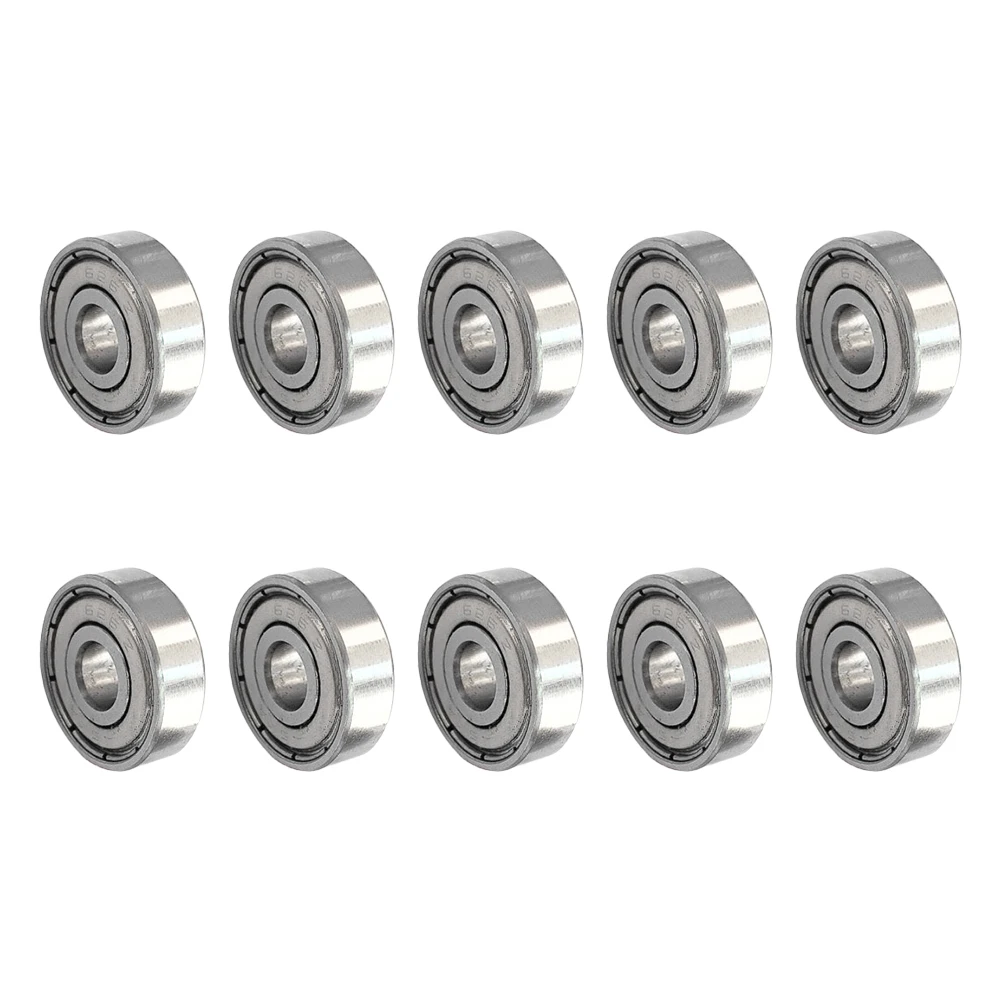 10pcs Inline Roller Skate Bearing 6x19x6mm 626zz Roller Skate Bearings Carbon Steel Roller Skate Wheel Bearings for Pulley