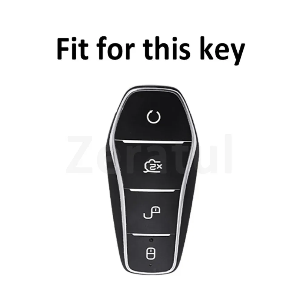 TPU Keyless Holder Cover Chain Key Case For BYD Atto 3 Han EV Dolphin Durable Second Song Pro Tang Dm QIn PLUS MAX Yuan