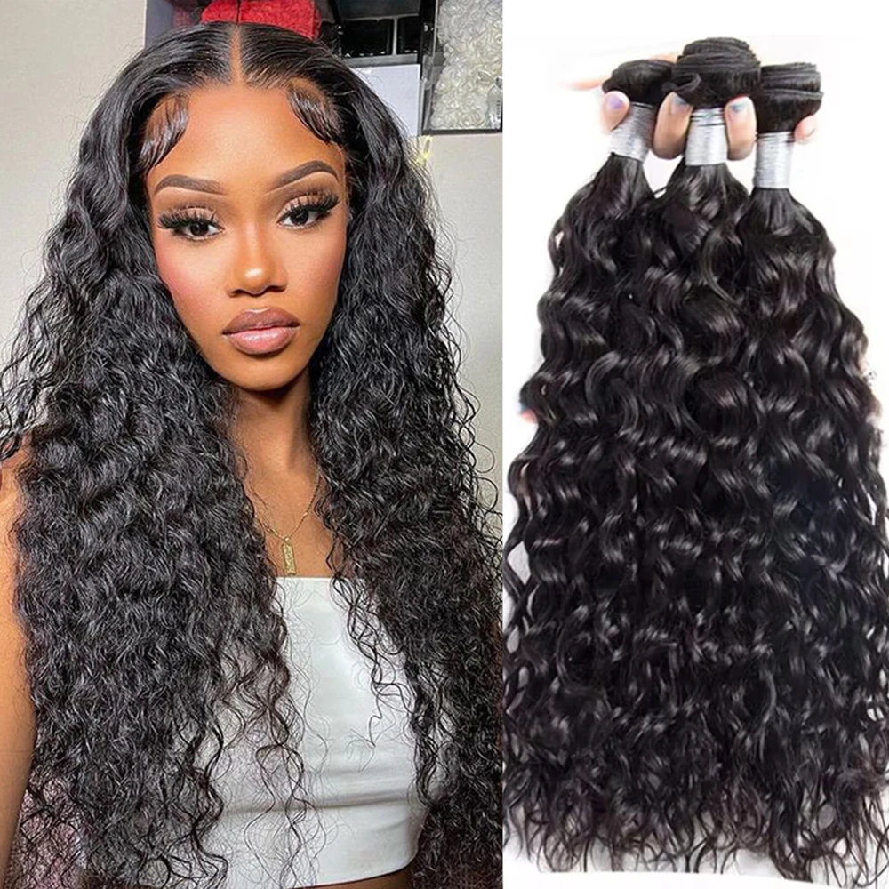 

10-32 дюйма, пучки волнистых волос, необработанные человеческие волосы, 12А, бразильские Remy, 100% наращивание человеческих волос, 1/3/4 шт., пучки для женщин