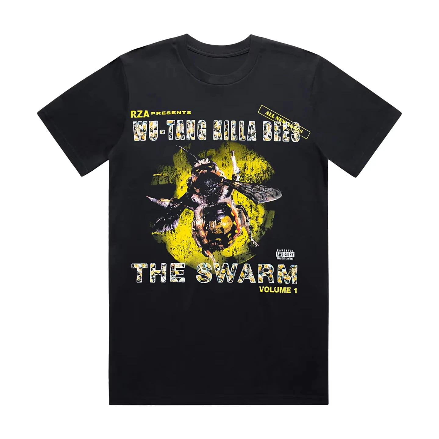 Camiseta gráfica Retro Wu Tang Clan The Swarm Killa Bees, ropa informal de estilo Hip Hop de los años 90, camiseta informal de manga corta Unisex