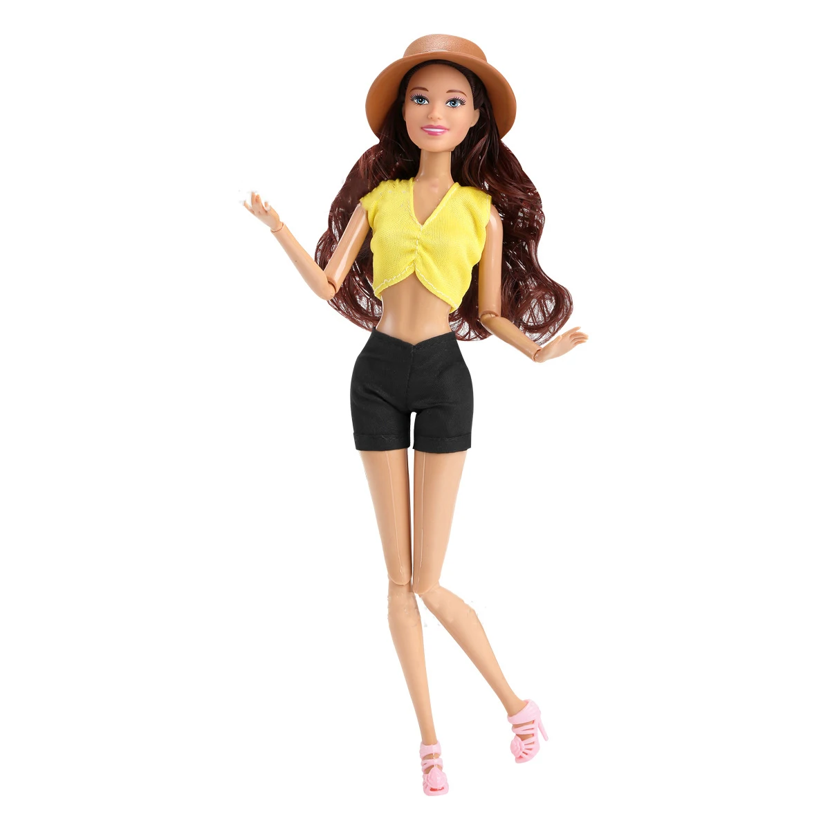 1/6 BJD Doll 30cm Princess Dress Up Doll Toy Multi-jointed Movable Outdoor Leisure Party Beach Fashion Show Doll Children Gift