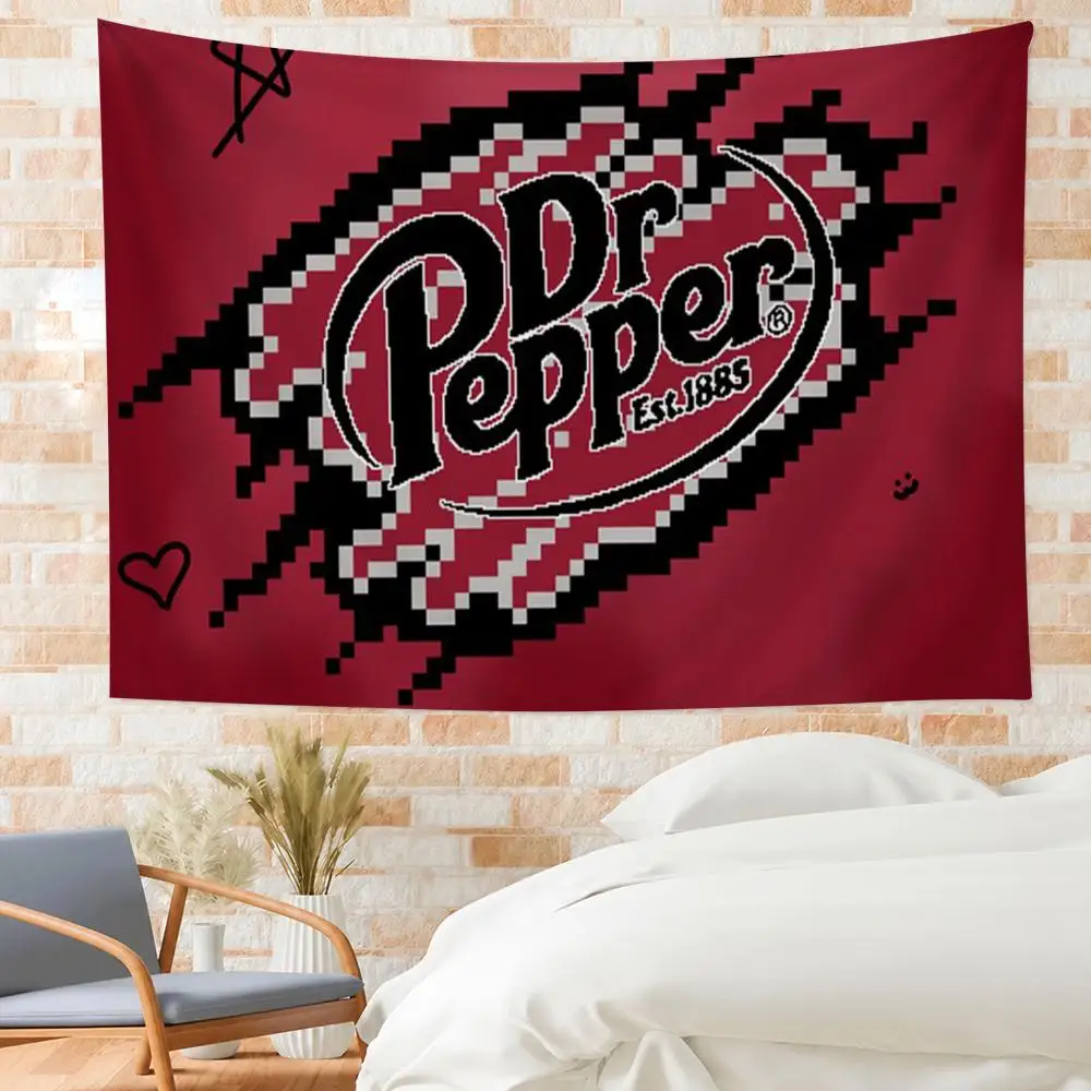Brand Dr P-Pepper Tapestry Wall Decoration Suitable For Living Room Bedroom Study Party Home Decor Gift