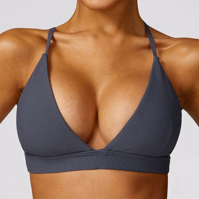 Sports Bra Shockproof Crop Top Fitness Top Women Yoga Bra Push Up Sport Top Gym Underwear Workout Top Top Sexy Bra Threaded