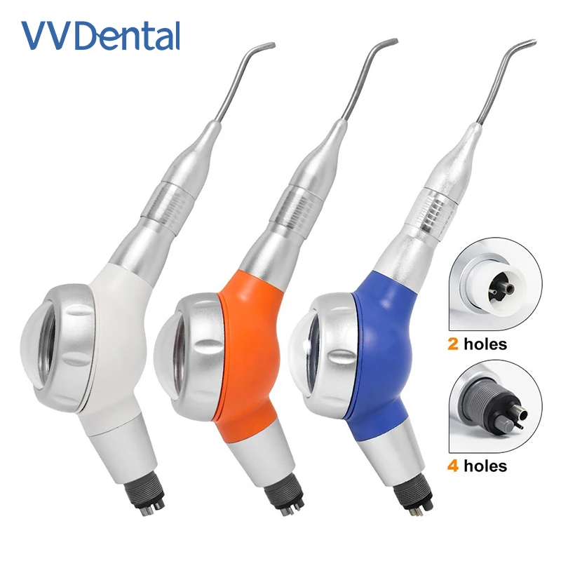 VVDental  Air Prophy Unit Sandblastingn Machine 360º Rotation Effective Hidden Tartar Removal Cleanning Teeh Whitening Oral
