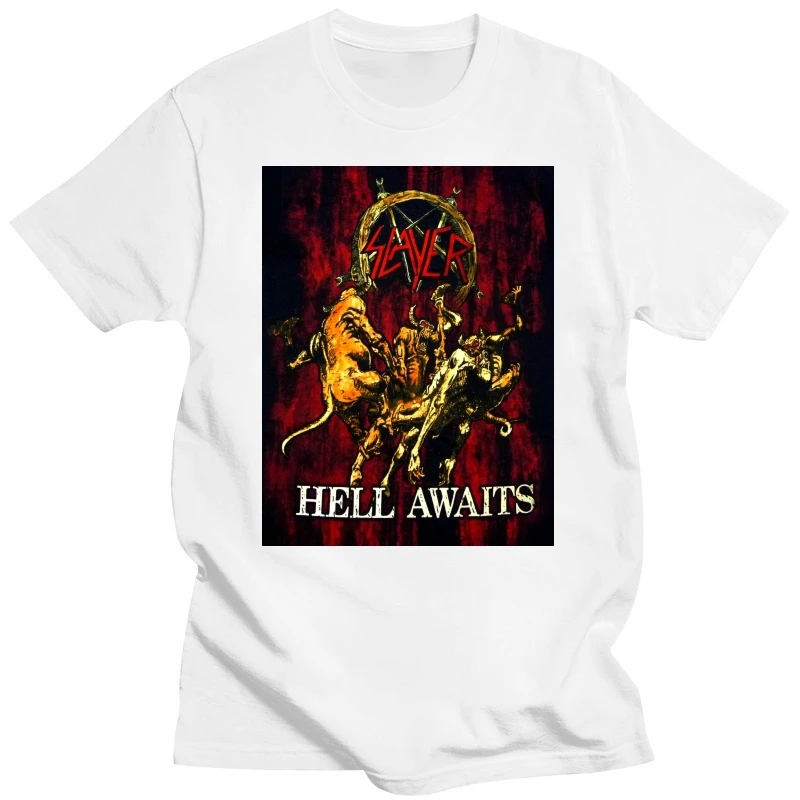 New Slayer Band Hell Awaits Album Heavy Metal Shirt (SML-2XL) badhabitmerch