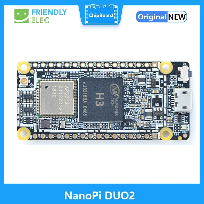 FriendlyELEC NanoPi DUO2 Board 512M Allwinner H3 Cortex-A7 WiFi Bluetooth module UbuntuCore IoT applications