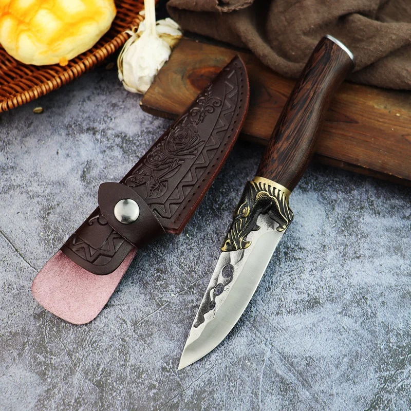 Kitchen Pocket Knife Professional Kitchen Knives Forged Boning Peeling Meat Friut Cutting Cleaver Utility Slicing Paring Knife