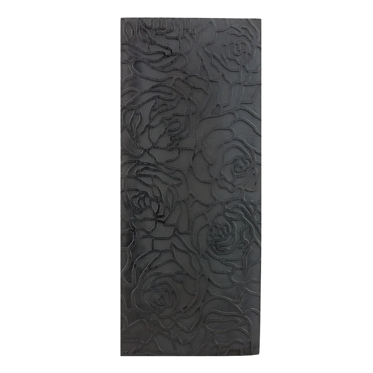Durston Roses Embossing Pattern Plate Hardened Steel Jewelry Making Tool for Rolling Mill Press Metal Texture Design