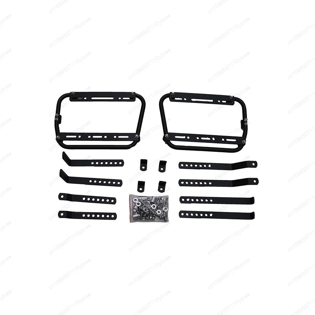 Universal Motorcycle Luggage Rack, Stainless Steel Side Case Mount for Travel
