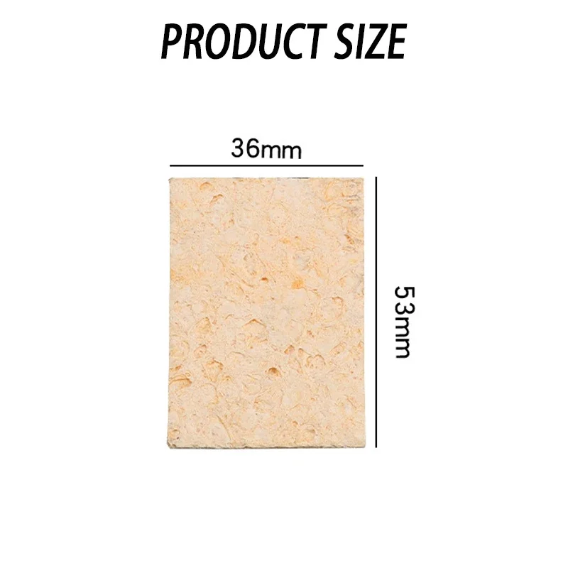 Esponja de limpieza de soldador de alta calidad, esponja resistente a altas temperaturas para puntas de soldadura, herramientas de limpieza de 3,5