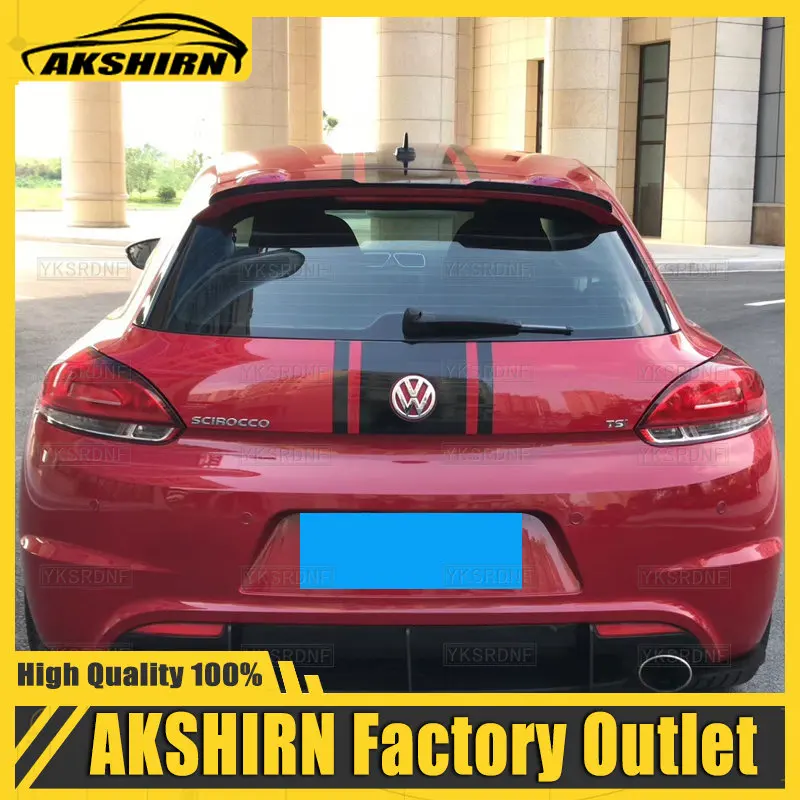 Car Rear Roof Spoiler Wing For Volkswagen Scirocco Standard 2008-2017 Not R Rear Trunk Roof Wing Spoiler Lip