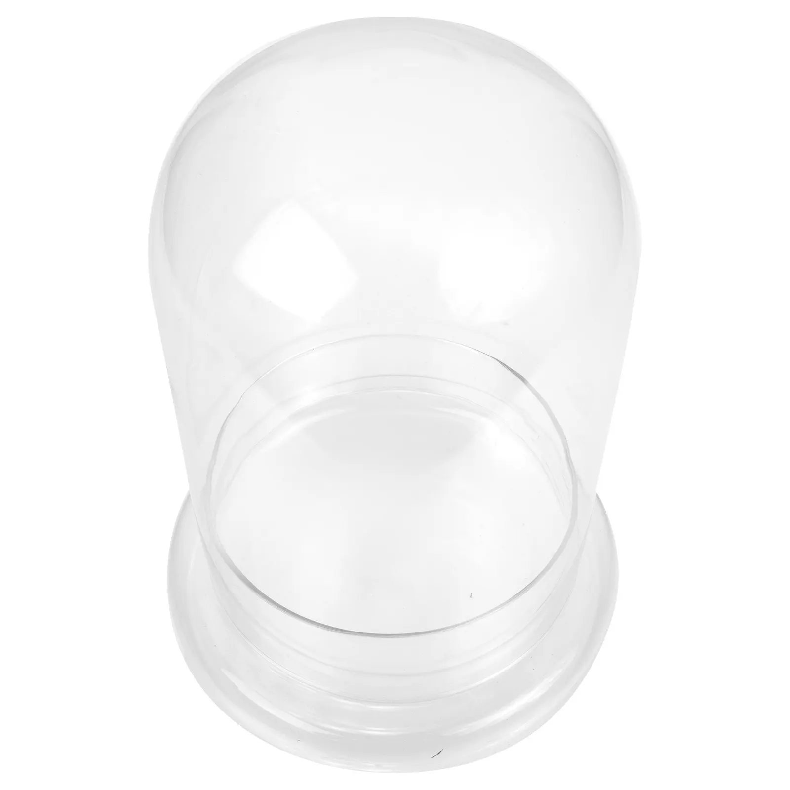 

Прозрачный стеклянный колпак-клош 15x20 см для демонстрации цветов, DIY террариумов, купольный витринный купол с прочным основанием в комплекте