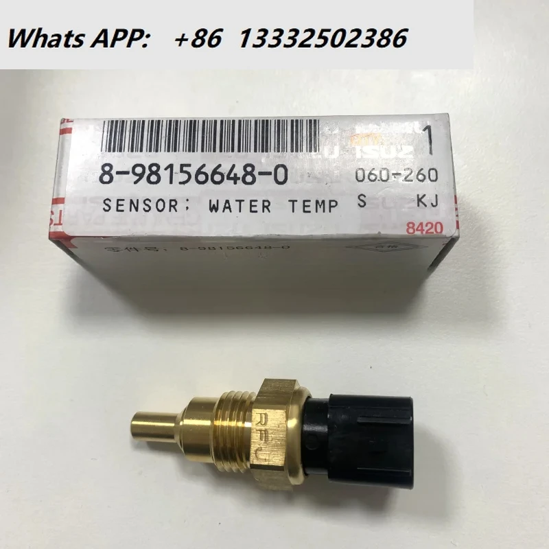 

8-98156648-0 8981566480 Japanese original water temperature plug sensor for 50 4HK1 4JJ1 6UZ1 6WG1 6WF1