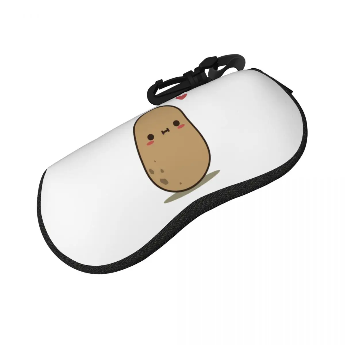 

Cute Potato In Love Shell Glasses Case Protector Sunglasses Box Women Men Soft Eyeglasses Bag Pouch