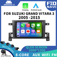 no delay  Android 14 for Suzuki Grand Vitara 3 2005-2015 with Auto CarPlay  Multimedia Player Car Accessories Dashcam