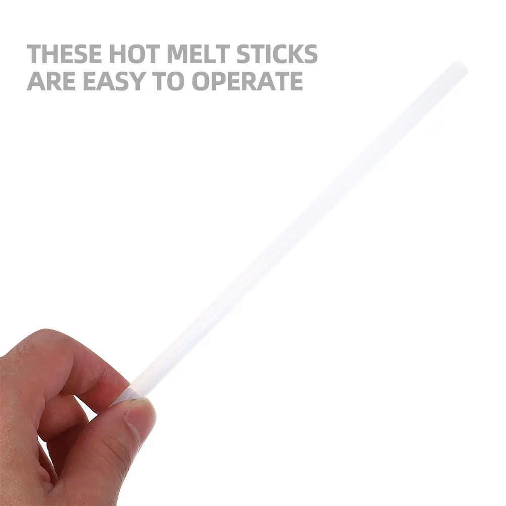 100Pcs Hot Glue Rods Multi-Use Adhesive Sealant Sticks Strong Melting Crafting Glue for Wood Glass Plastic Fabric DIY Projects