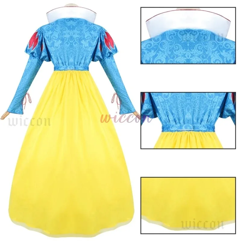 

DY20, новинка 2025 года, карнавальный костюм Белоснежки с фильмами для взрослых и детей, размеры, сказочное милое платье принцессы, бал на Хэллоуин, женская униформа