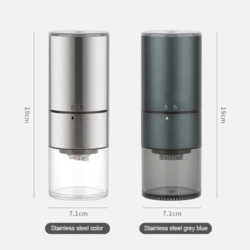 Portable Electric Coffee Grinder USB Grinder Machine Home Travel Ceramic Grinding Core Nuts Grains Pepper Coffee Bean Grinder