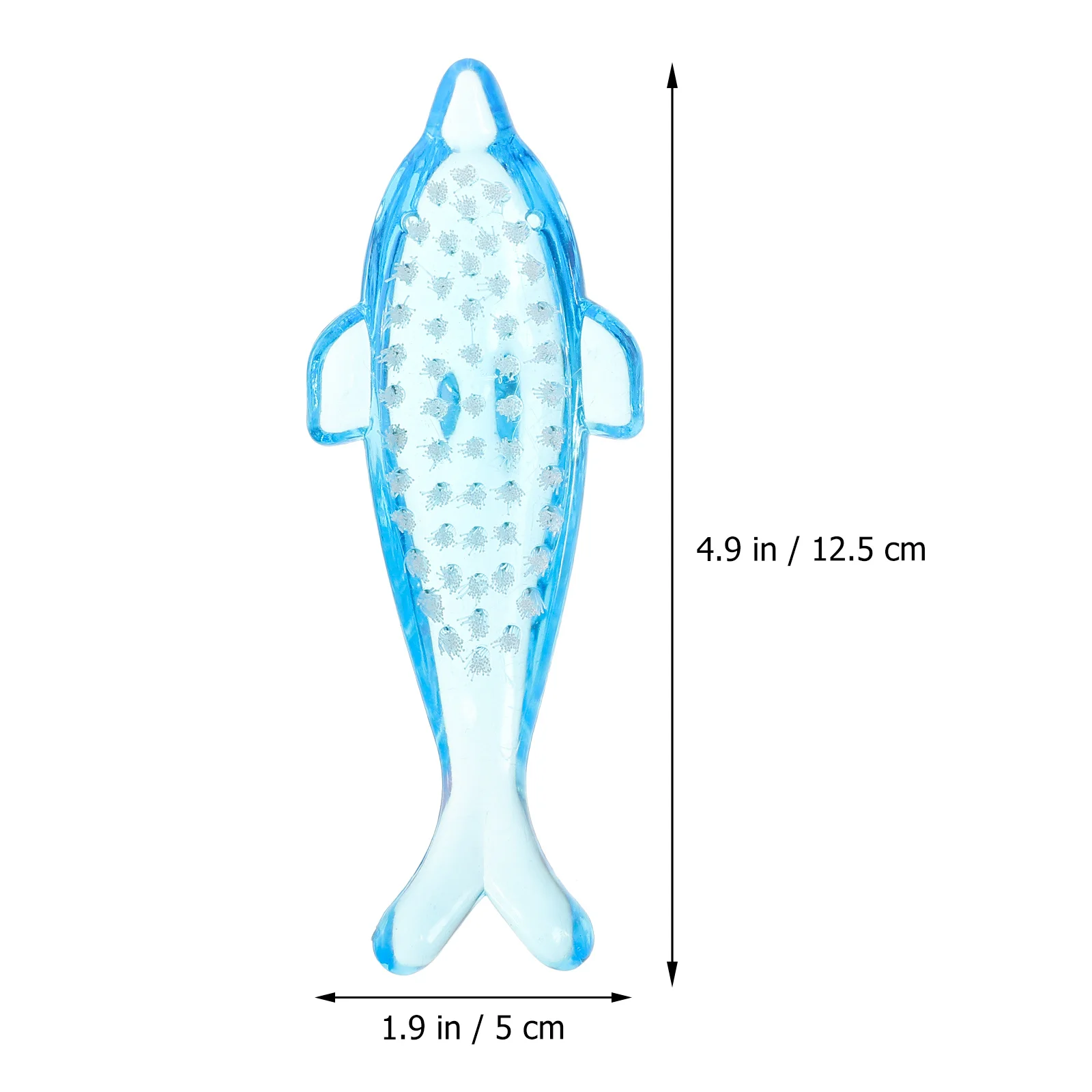 Brosse de nettoyage des ongles en forme de dauphin, poignée pratique, poils souples, outil de nettoyage des ongles, manucure multifonctionnelle, 4 pièces