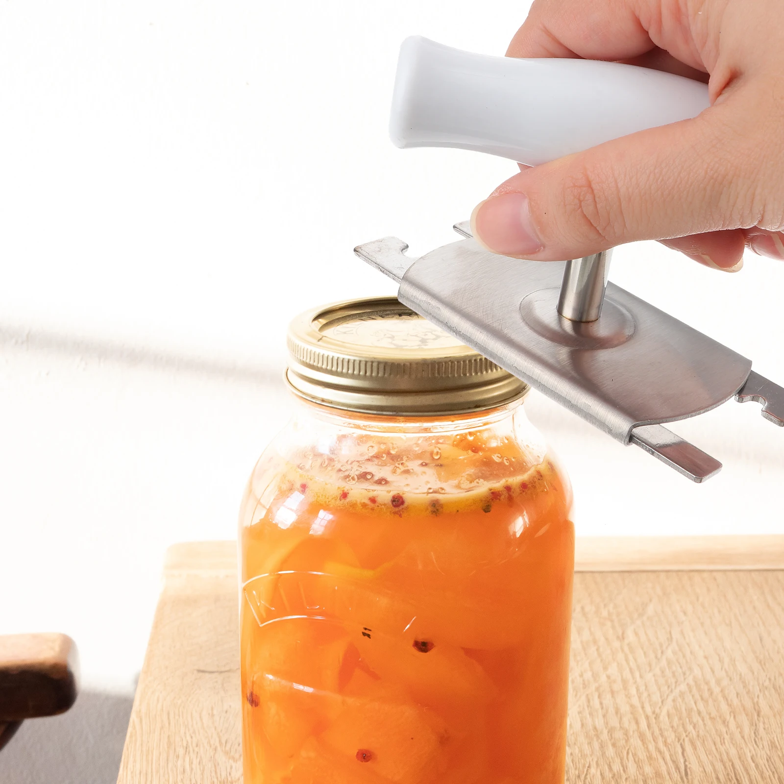 

Stainless Steel Can Opener Large Diameter Lid Multifunction Multifunctional Versatile