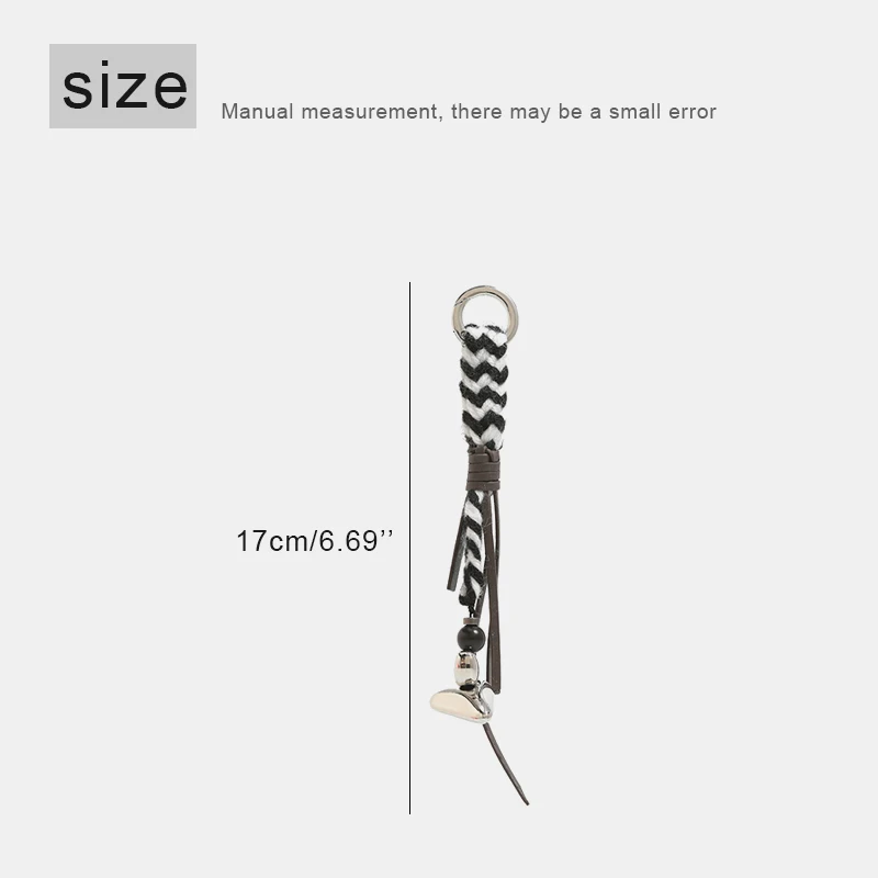 Bags Accessories For Handbags Purses 2026 New In Polyester Braid Cowhide Metal Pendant Luxury Designer Charms Ornaments Shoulder